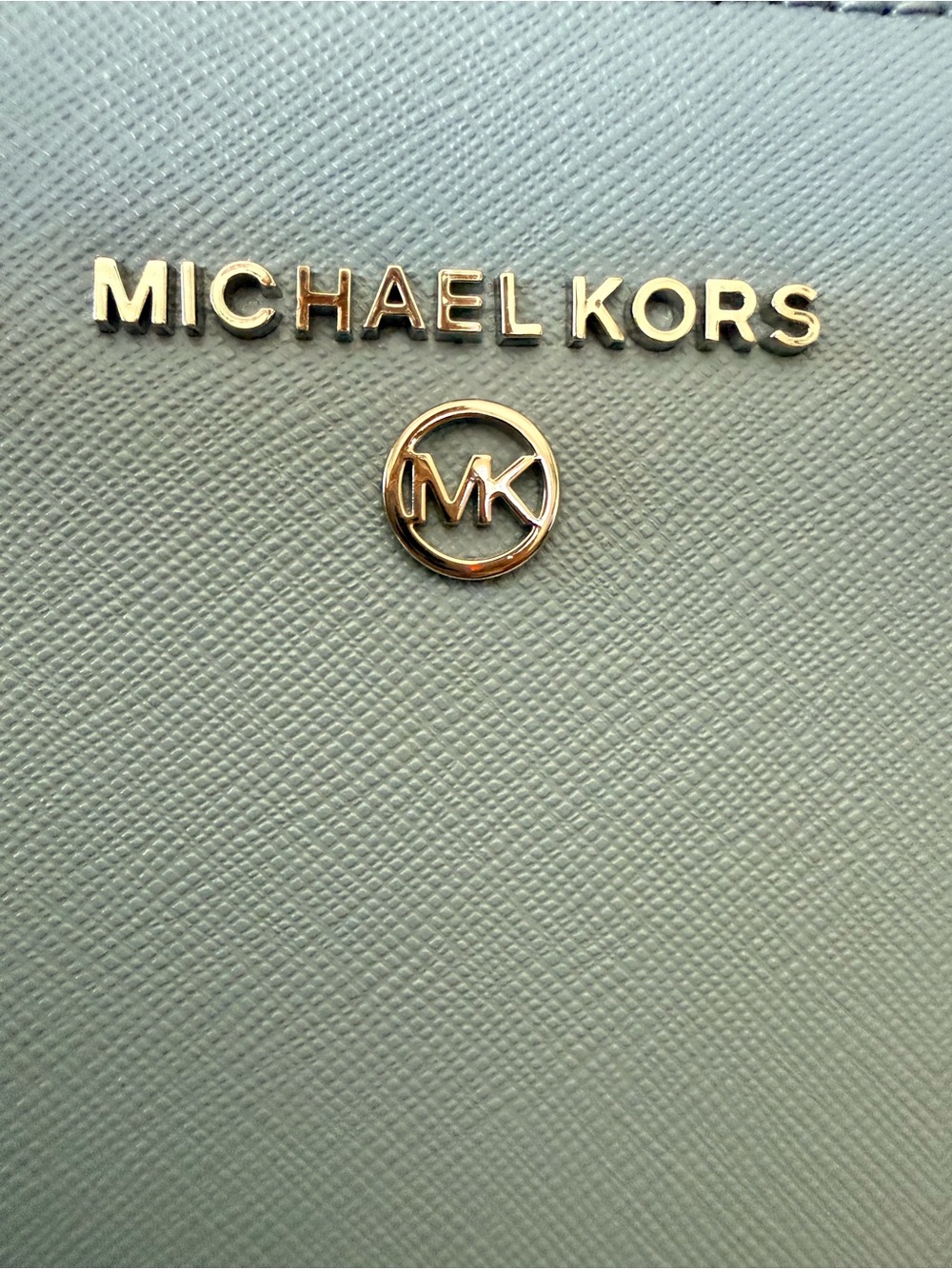 MICHAEL KORS Sky Blue Saffiano Leather Tote Bag Handbag Purse MINT CONDITION - Picture 15 of 16